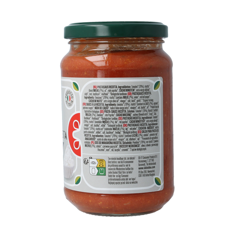 Bioidea Pastasaus ricotta bio - Afbeelding 3
