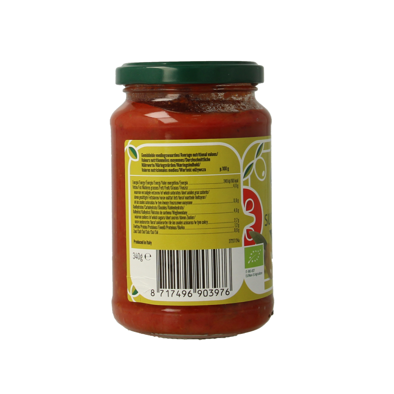 Bioidea Pastasaus olijven bio - Afbeelding 2