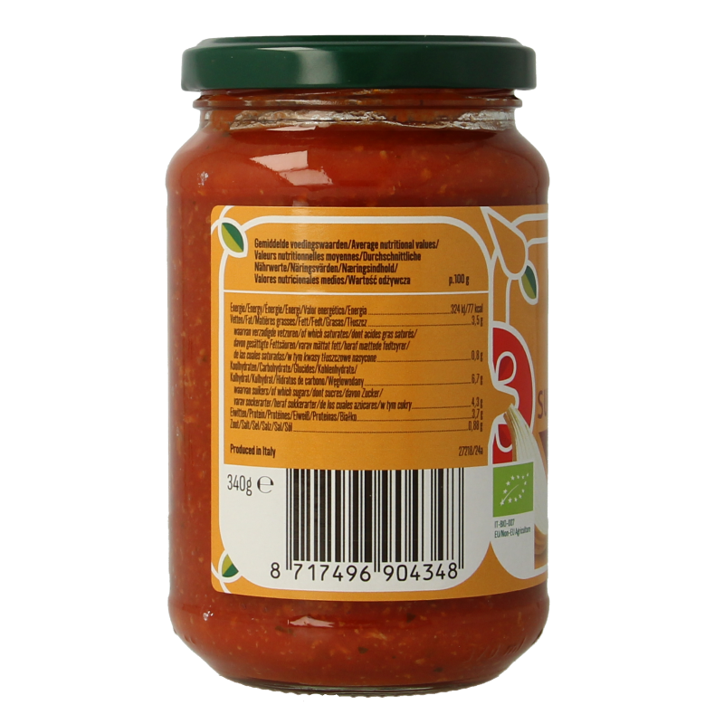 Bioidea Pastasaus vegetarisch bolognese bio - Afbeelding 2
