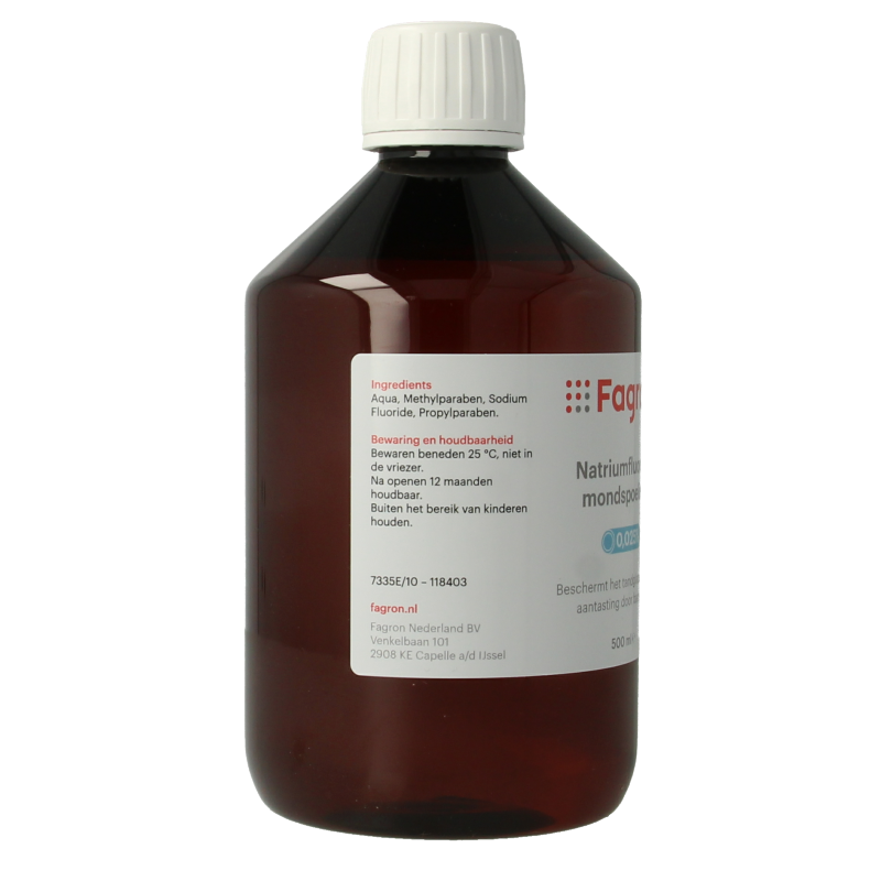 Fagron Natriumfluoride mondspoeling 0.025 - Afbeelding 2