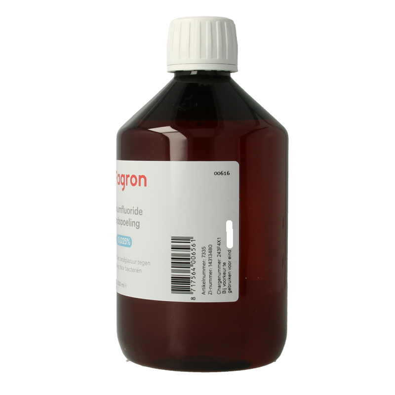 Fagron Natriumfluoride mondspoeling 0.025 - Afbeelding 3
