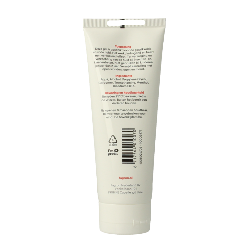 Fagron Levomenthol 1% carbomeerwatergel 1% - Afbeelding 2