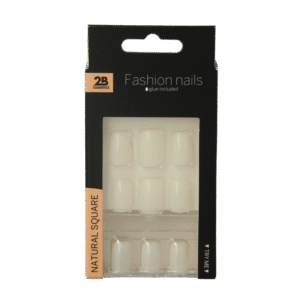 2B Nails natural square