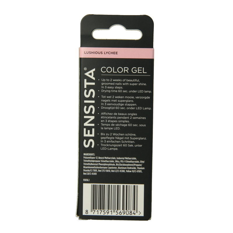 Sensista Color gel lushious lychee - Afbeelding 3