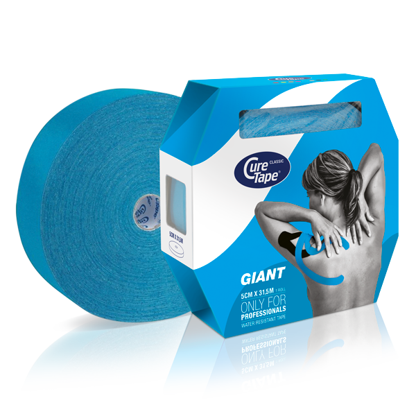 Cure Tape Giant blauw 5cm x 31.5m