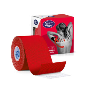 Cure Tape Kinesiotape rood 5cm x 5m