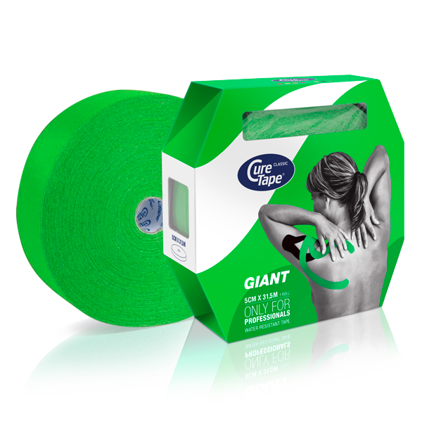 Cure Tape Kinesiotape giant groen 5cm x 31.5m