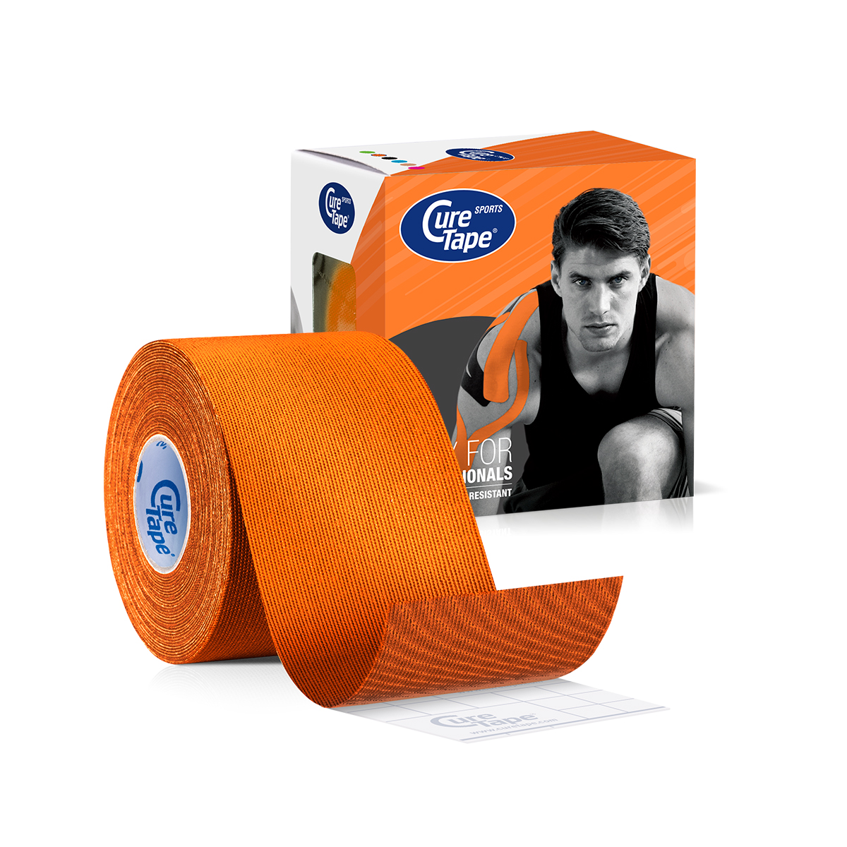 Cure Tape Sports oranje 5m x 5cm
