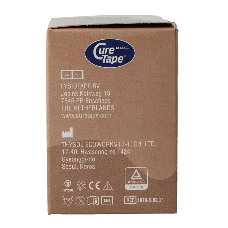 Cure Tape Sports beige 5m x 1cm - Afbeelding 4