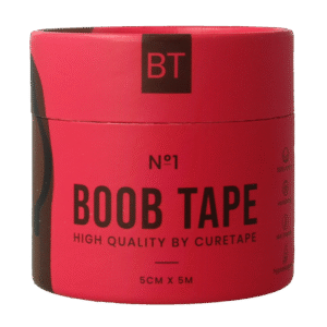 Cure Tape Boobtape no 1 incl. nipple covers - 5cm x 5m blac