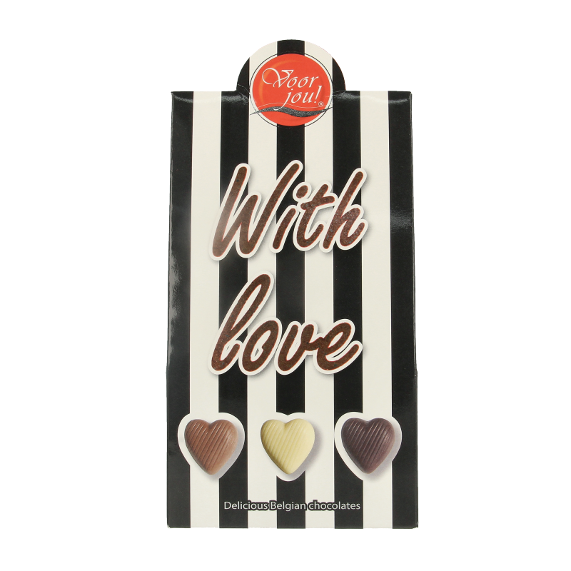 Voor Jou! Cadeau doos black & white with love