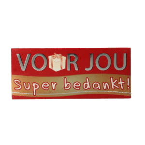 Voor Jou! Wensreep super bedankt