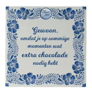 Voor Jou! Wensreep Delftsblauw gewoon omdat