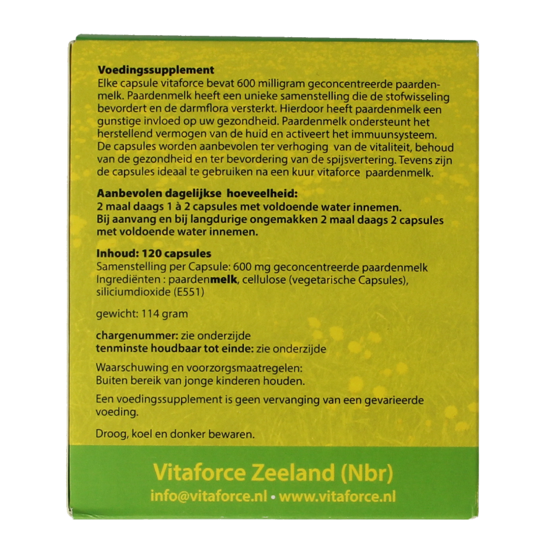 Vitaforce Paardenmelk capsules - Afbeelding 3