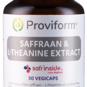 Proviform Saffraan 30mg active & theanine 100mg