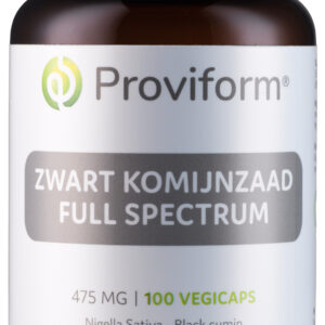 Proviform Zwart komijnzaad full spectrum 475mg (black cumin)