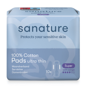 Sanature Maandverband super 100% katoen