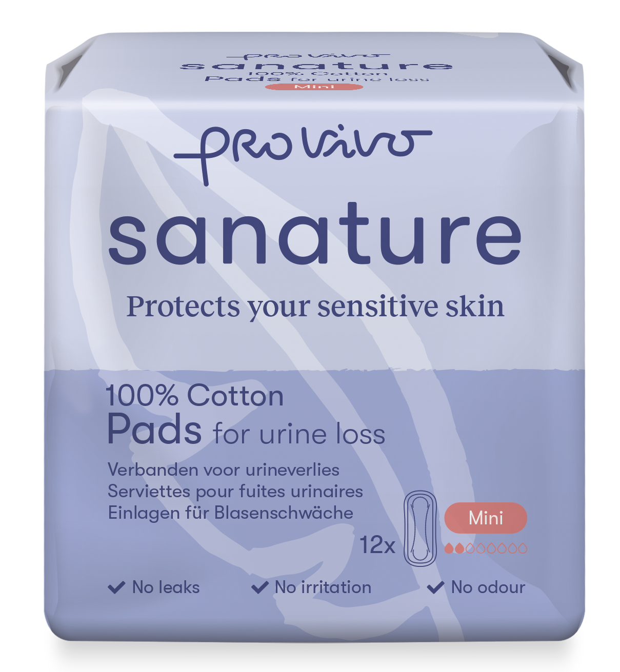 Sanature Pro vivo incontieverband ultradun mini katoen