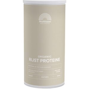 Mattisson Rijst proteine naturel vegan 80% bio