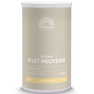 Mattisson Absolute rijst proteine vanille vegan 80%