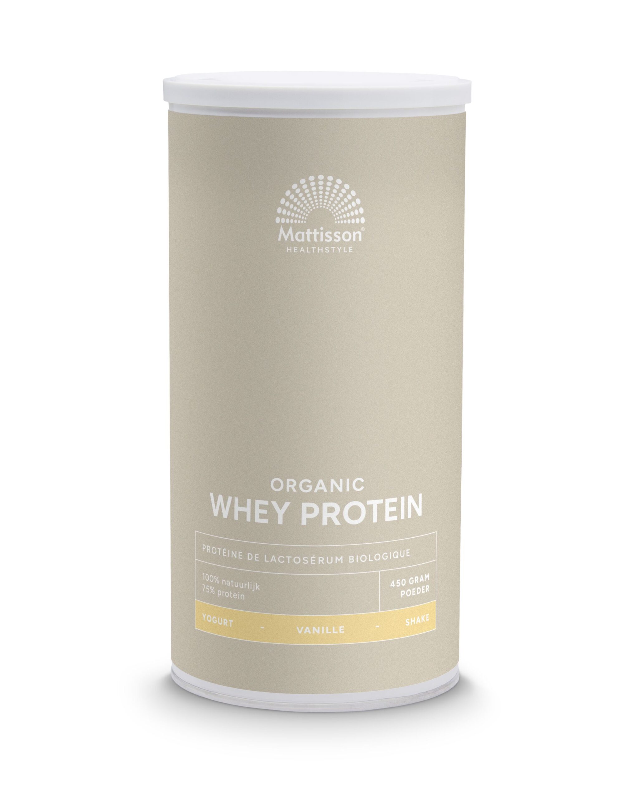 Mattisson Wei whey proteine vanille 75% bio