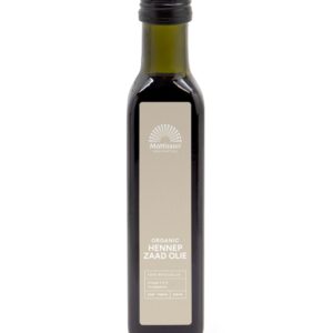 Mattisson Hennepzaadolie raw koudgeperst bio