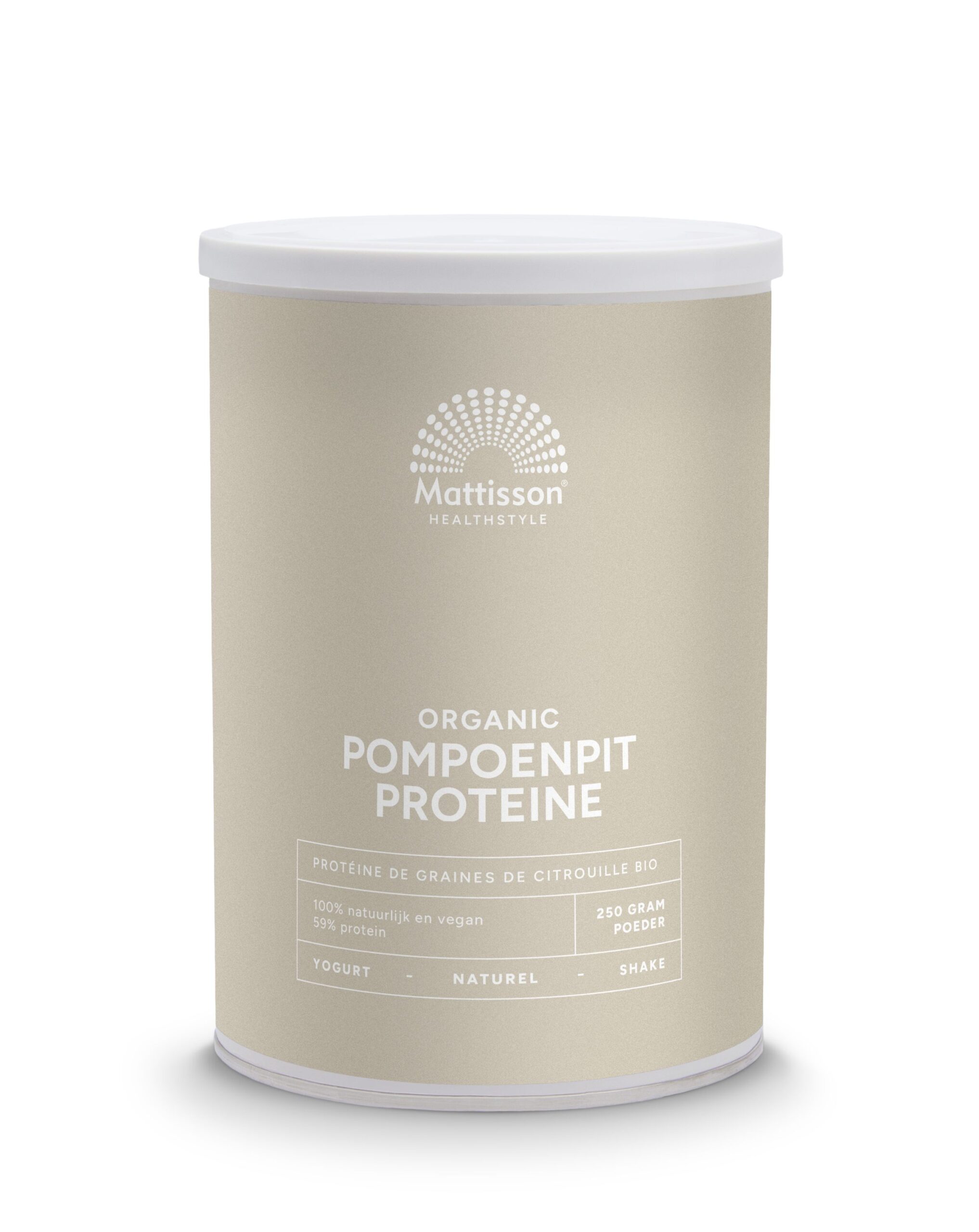 Mattisson Vegan pompoenpit proteine 58% bio