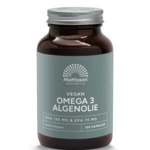 Mattisson Vegan omega 3 algenolie DHA 150mg EPA 75mg