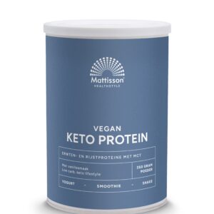 Mattisson Vegan Keto protein shake - pea, rice & MCT