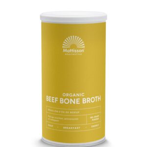Mattisson Organic beef bone broth botten bouillon bio