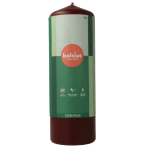 Bolsius Stompkaars 200/68 velvet red