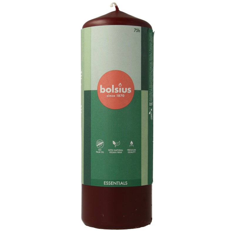 Bolsius Stompkaars 200/68 velvet red - Afbeelding 3