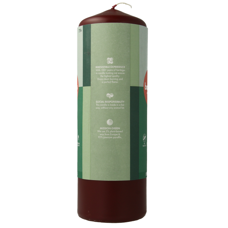 Bolsius Stompkaars 200/68 velvet red - Afbeelding 4