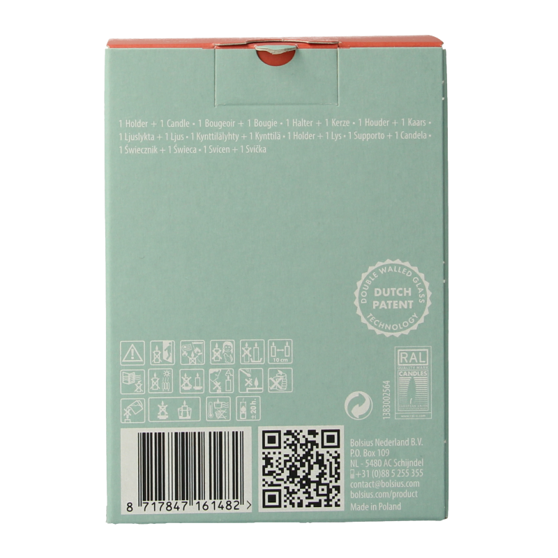 Bolsius Clean Light starterkit houder wit - incl. geurloze - Afbeelding 3