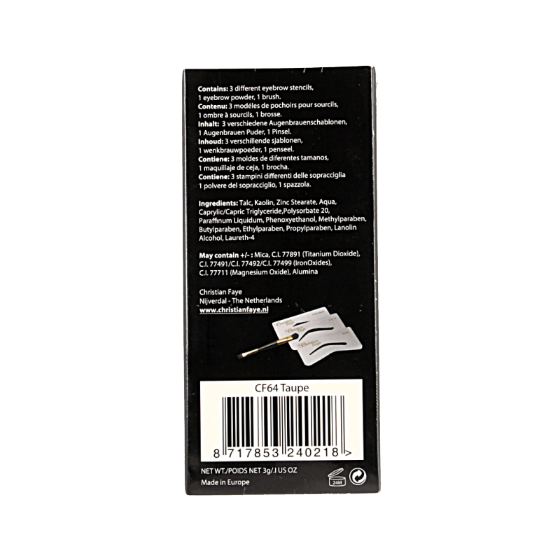 Christian Faye Eyebrow taupe - Afbeelding 2