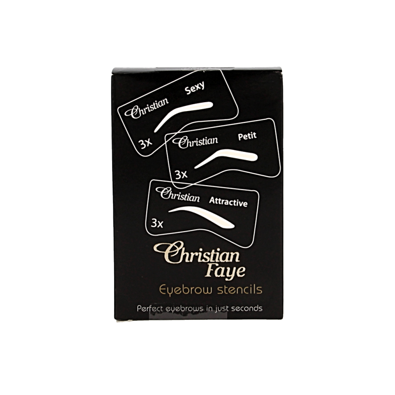 Christian Faye Eyebrow stencil set SPA