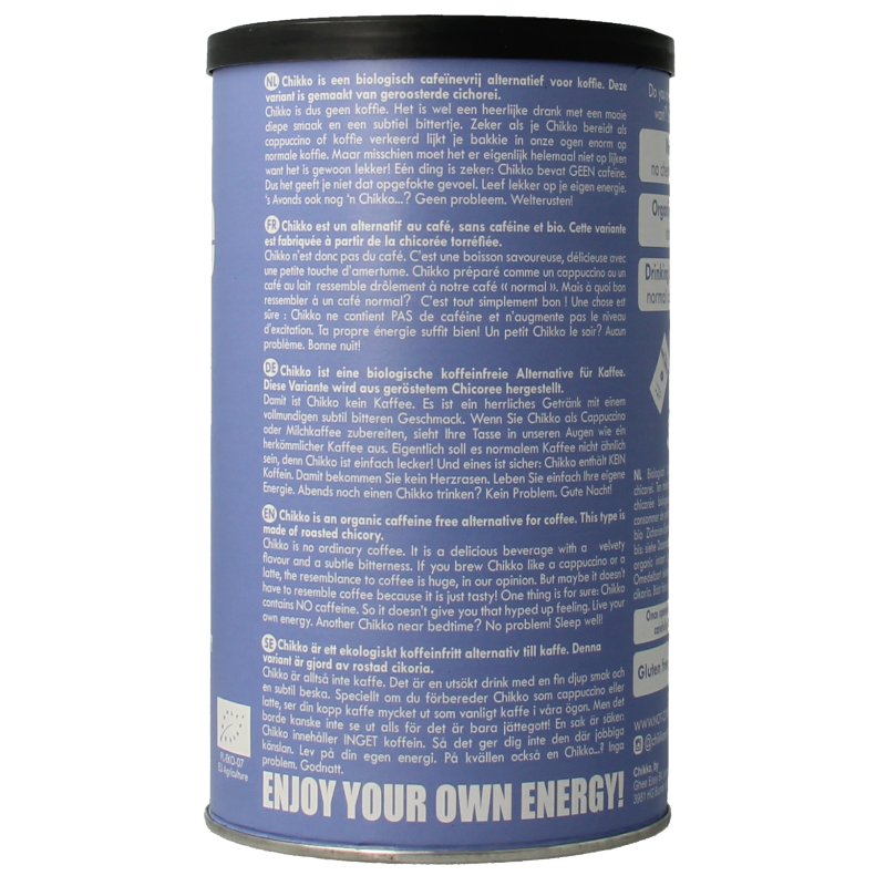 Chikko Not coffee cichorei geroosterd bio - Afbeelding 3