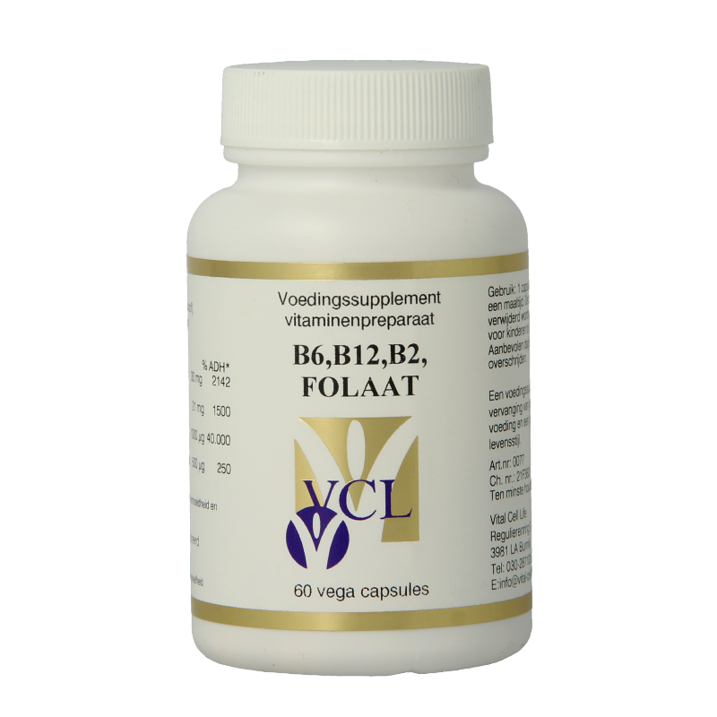 Vital Cell Life Vitamine B6/B12/B2 folaat
