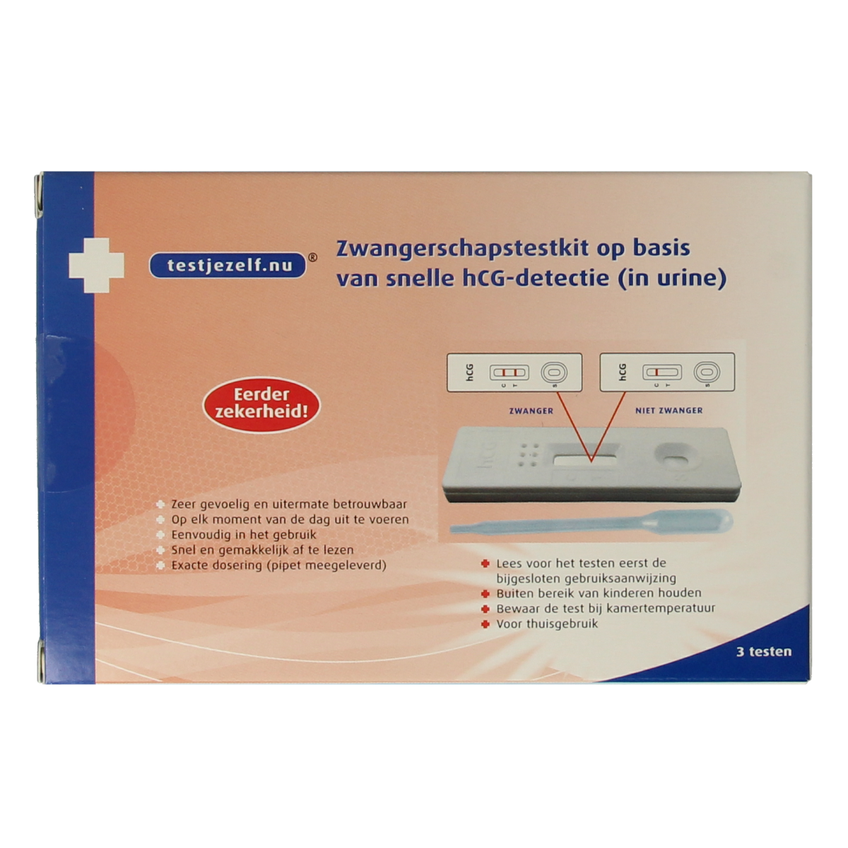 Testjezelf.nu Zwangerschapstest casette - Afbeelding 3