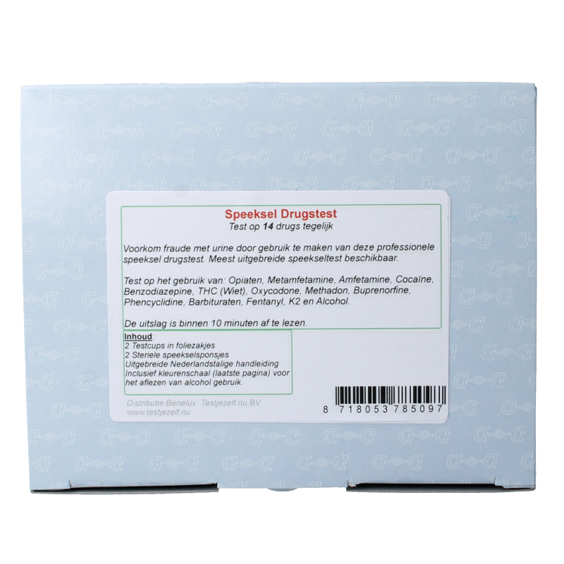Testjezelf.nu Speeksel drugstest 14