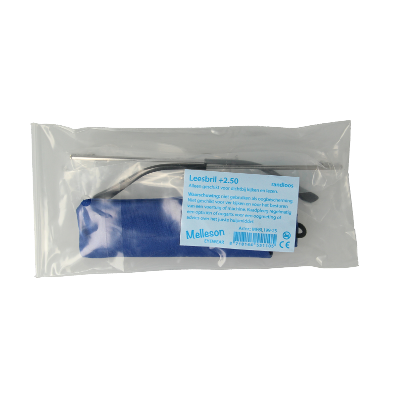 IBD Leesbril universeel randloos +2.50 - Afbeelding 2