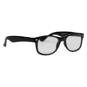 Melleson Leesbril wayfarer glans zwart +3.00
