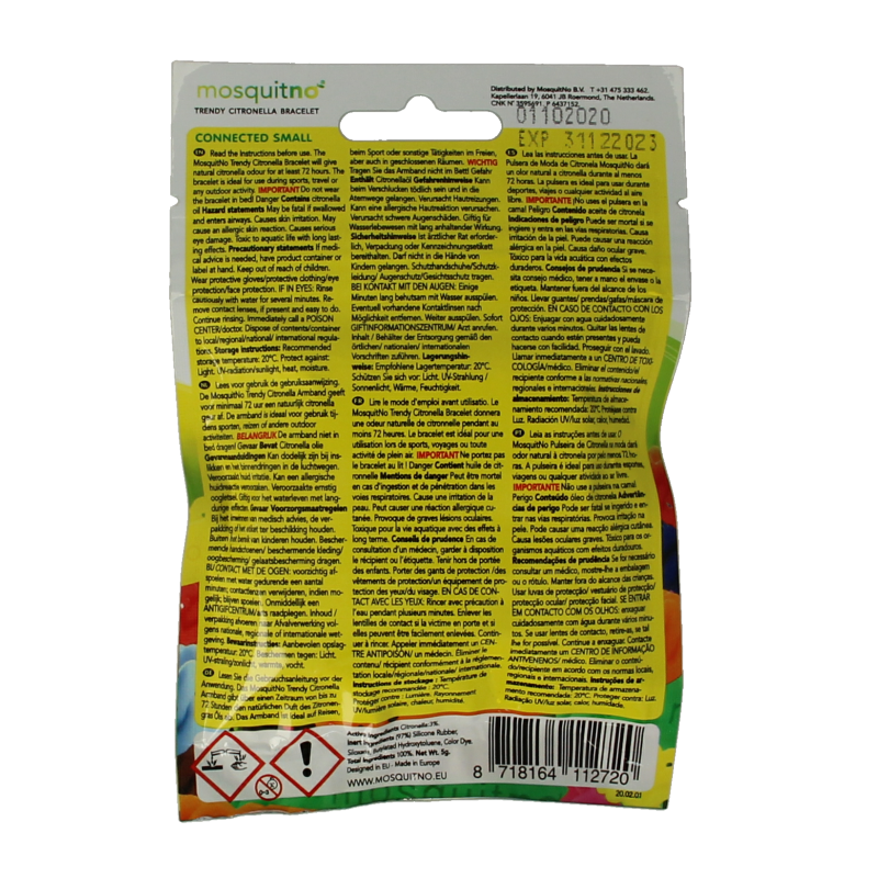 Mosquitno Insect repellent bracelet kids - Afbeelding 2