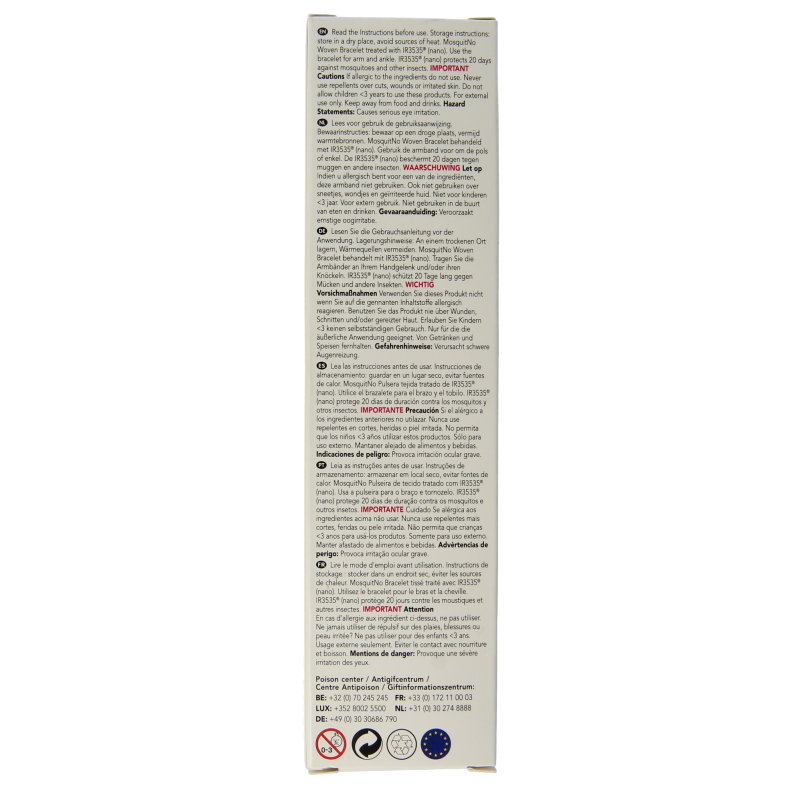 Mosquitno Insect repellent bracelet woven - Afbeelding 3