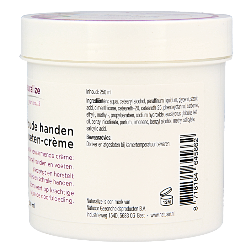 Naturalize Koude handen en voeten creme - Afbeelding 4