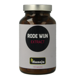 Hanoju Rode wijn extract 250mg