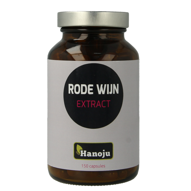 Hanoju Rode wijn extract 250mg