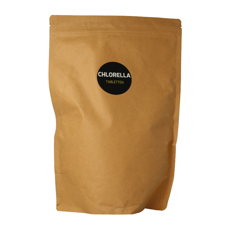 Hanoju Chlorella tabletten papier zak