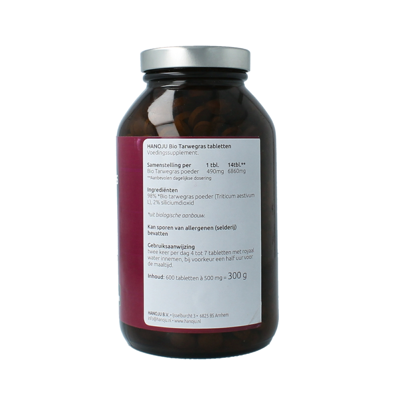 Hanoju Tarwegras glas flacon bio - Afbeelding 3