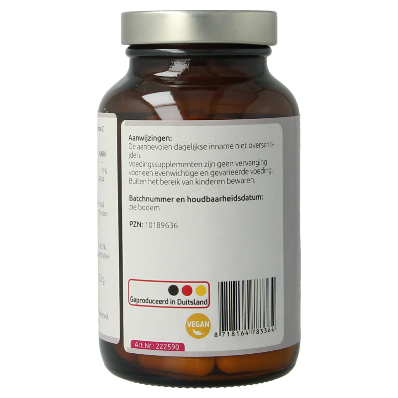 Hanoju Co-enzym Q10 250mg vitamine C 250mg - Afbeelding 2